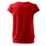Dámske tričko s krátkym rukávom CITY, červené