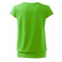 Dámske tričko s krátkym rukávom CITY, svetlo-zelené