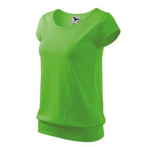 Dámske tričko s krátkym rukávom CITY, svetlo-zelené