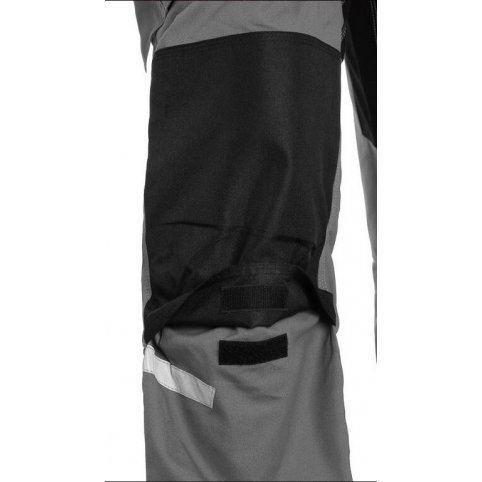 Pánske nohavice CXS STRETCH do pása, sivo-čierne