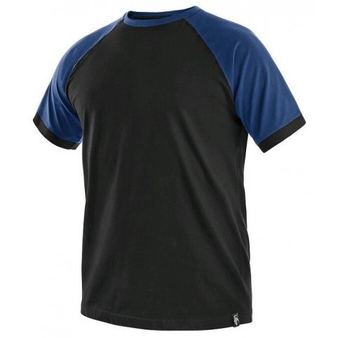 Tričko s krátkym rukávom OLIVER, čierno-modré