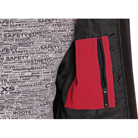 Pánska softshell bunda CXS STRETCH, červená