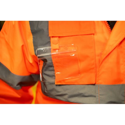 Pánska reflexná bunda SINGER PACO HV 4v1, oranžovo-modrá