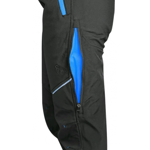 Pánske zimné nohavice CXS TRENTON, čierno-modré