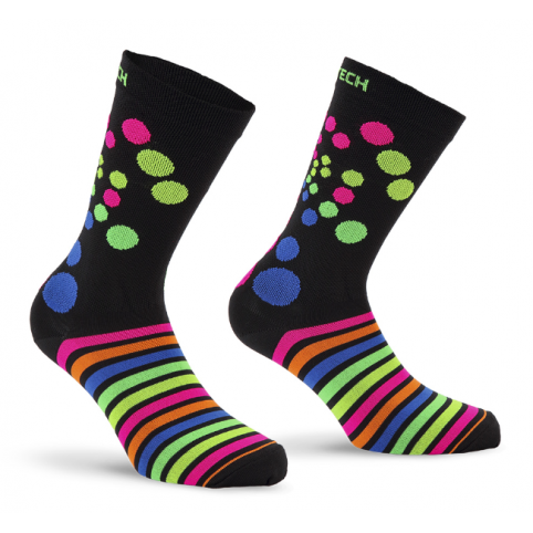Funkčné ponožky CALZA XT190, +10/+40°C, multicolor, XTECH