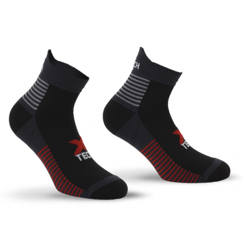 Funkčné ponožky CALZA XT149, +5/+40°C, čierno-sivé, XTECH