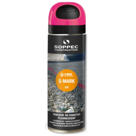 Značkovací sprej SOPPEC S-MARK Fluo, ružový, 500ml