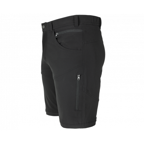 Pánske outdoorové nohavice FOBOS 2 v 1 s odopínajúcimi nohavicami, čierne, Bennon