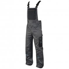 Predĺžené nohavice na traky 4TECH, sivo-čierne