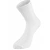 Hladké ponožky CXS CAVA, biele