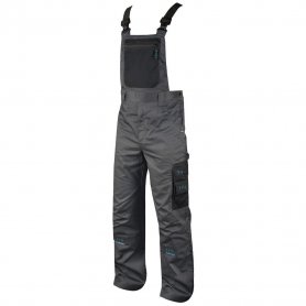 Pánske nohavice na traky 4TECH, sivo-čierne