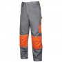 Monterkové nohavice do pása 2STRONG, sivo-oranžové