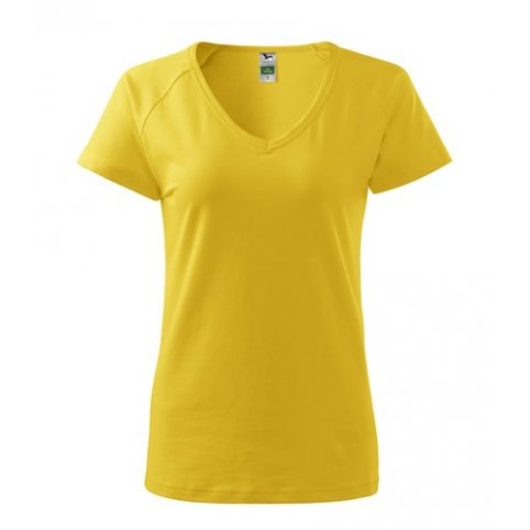 Dámske tričko s krátkym rukávom DREAM, žlté