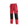 Pánske nohavice CXS LUXY JOSEF, červeno-čierne