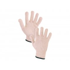 Textilné rukavice FLASH, biele