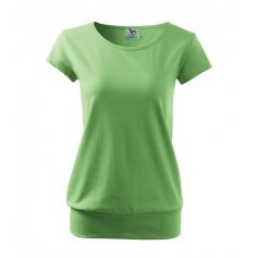 Dámske tričko s krátkym rukávom CITY, hráškovo-zelené