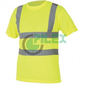 Tričko Hi-Vis s reflexnými pruhmi S478, žlté
