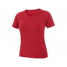 Dámske tričko s krátkym rukávom ELLA, červené