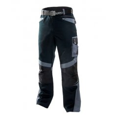 Monterkové nohavice do pása R8ED+, čierno-sivé