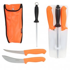 MORAKNIV Hunting Set 2x nôž + oslička, oranžová