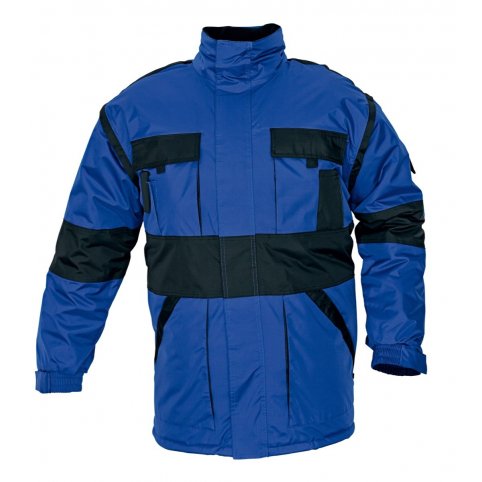 MAX zimná bunda 2 v 1, modro-čierna